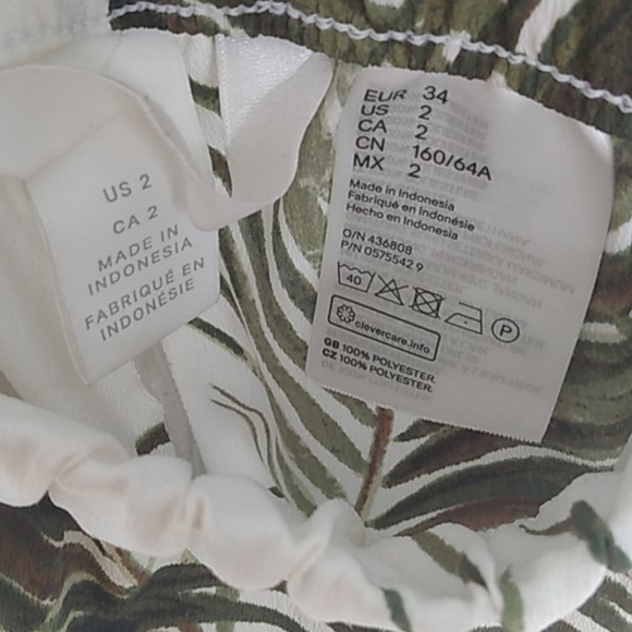 Tropical h&m pants - Picture 2 of 3